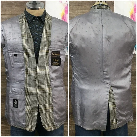 VINTAGE Mens Blazer Sport Coat Casual Jacket Size 40R Classic Wool‎ Suit